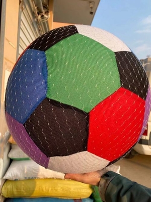 Malla suave y ligera de 50 cm de tela inflable de fútbol personalizada para sus necesidades