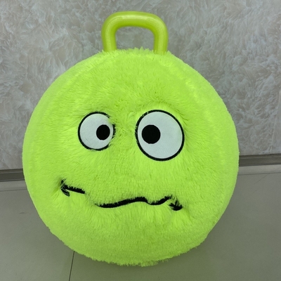 Juego de peluche paseo en una pelota de animales saltando pelota de salto con asas PVC inflable de diámetro 20