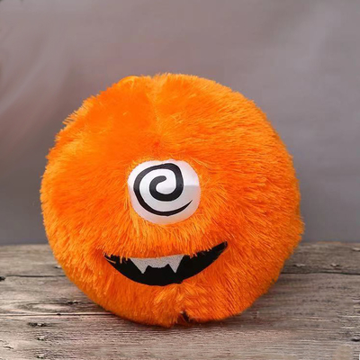 Bola de peluche 9 pulgadas cara loca rellena Monstruos peludos Pequeños juguete peludo