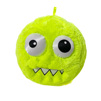 Diámetro 9''Pequeños Niños juguete de peluche con telas inflables Peludas bolas peludas y bomba