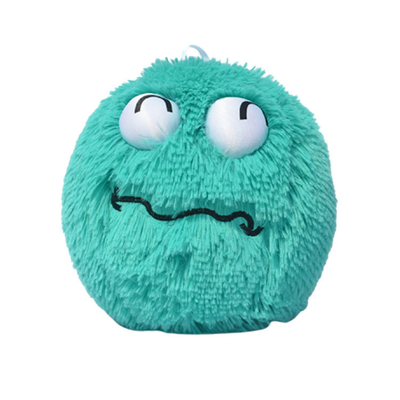 Balón de peluche bolas de pelo para muñecas personalizadas juguetes de estrés cubiertos de tela de PVC gigante