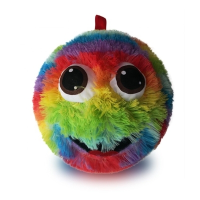 Unisex aceptable personalizado Arco iris colorido inflables de peluche de pelota para la personalización