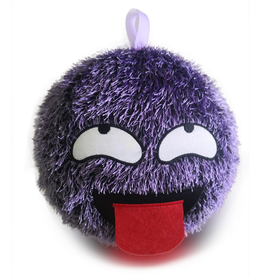 Juguete inflables de pelota de peluche de 24 pulgadas para aliviar el estrés con material de poliéster