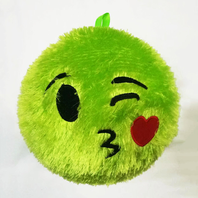 Seguridad unisex Bollos inflables de PVC con peluche de color rojo blando