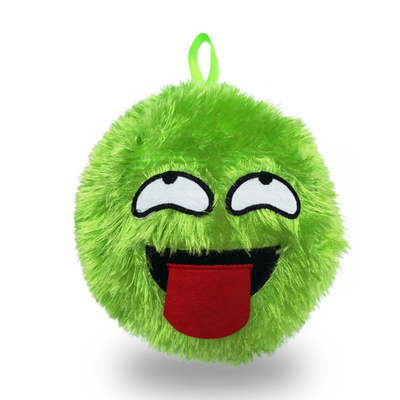Seguridad unisex Bollos inflables de PVC con peluche de color rojo blando