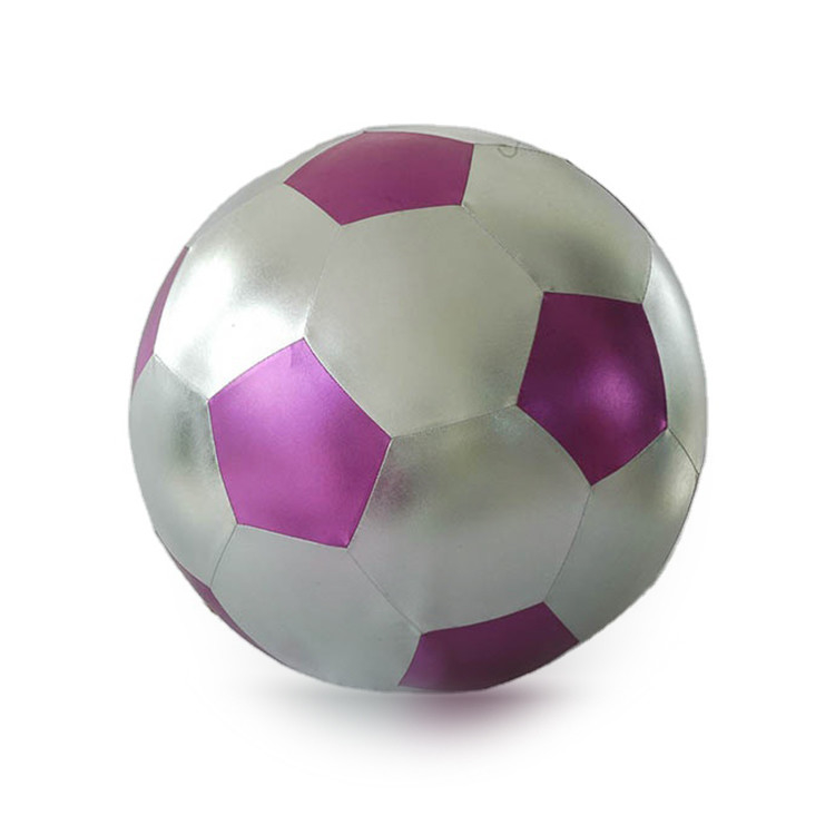 OEM ODM Aceptado 2021 Balón de playa inflable Juguetes para niños Pvc Ball con cubierta metálica