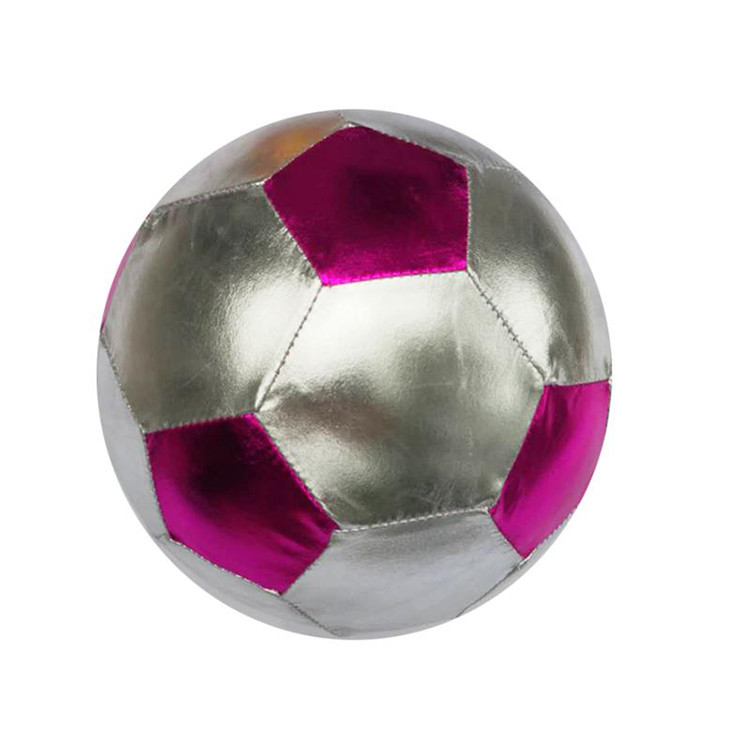 Unisex 60 cm de tejido de poliéster brillante Eco-amigable Pvc Balón de fútbol para niños