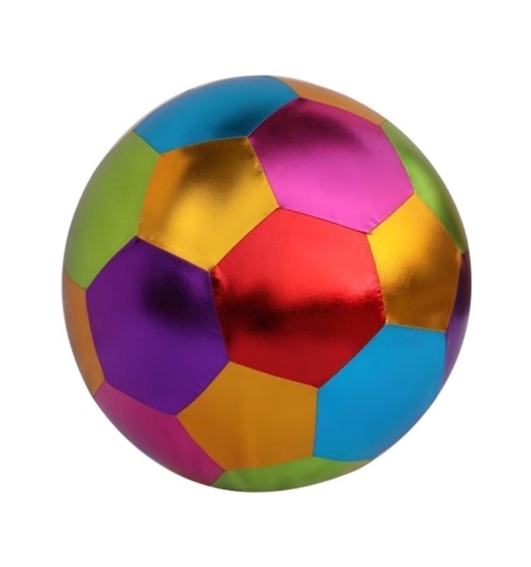 Pelotas de poliéster y PVC para juguetes al aire libre de diferentes colores