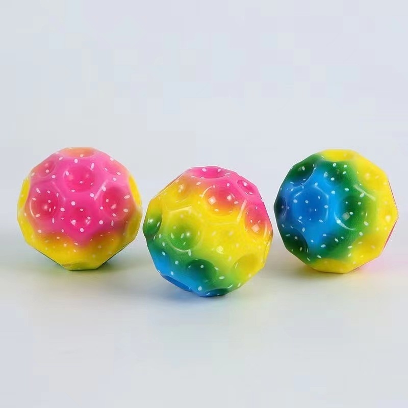 Espacio de juegos al aire libre en interiores Galaxia Bouncy Ball Stress Ball para la coordinación ojo-mano