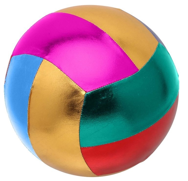 Red de plástico y juguete inflable de tela gigante Bola de fútbol de tela para niños 50 cm de diámetro