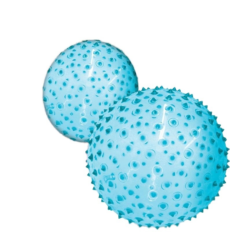 Unisex Gran Valor Bola de plástico de pico personalizado LOGO Bola sensorial inflable para bebés