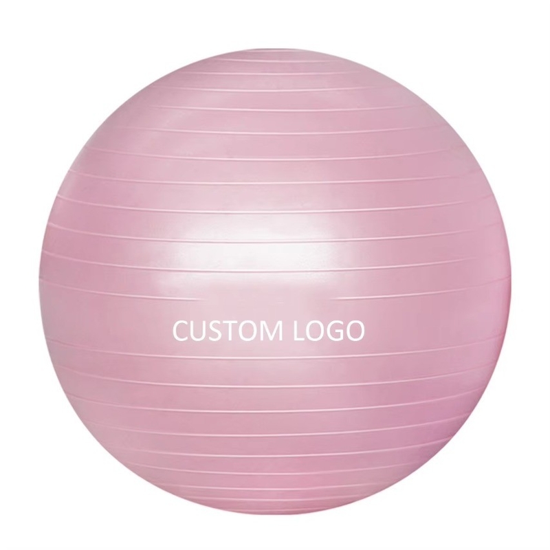 Availalbe OEM 55cm PVC Anti-Burst Gimnasio Ejercicio Bola de yoga con bomba de aire y colorido