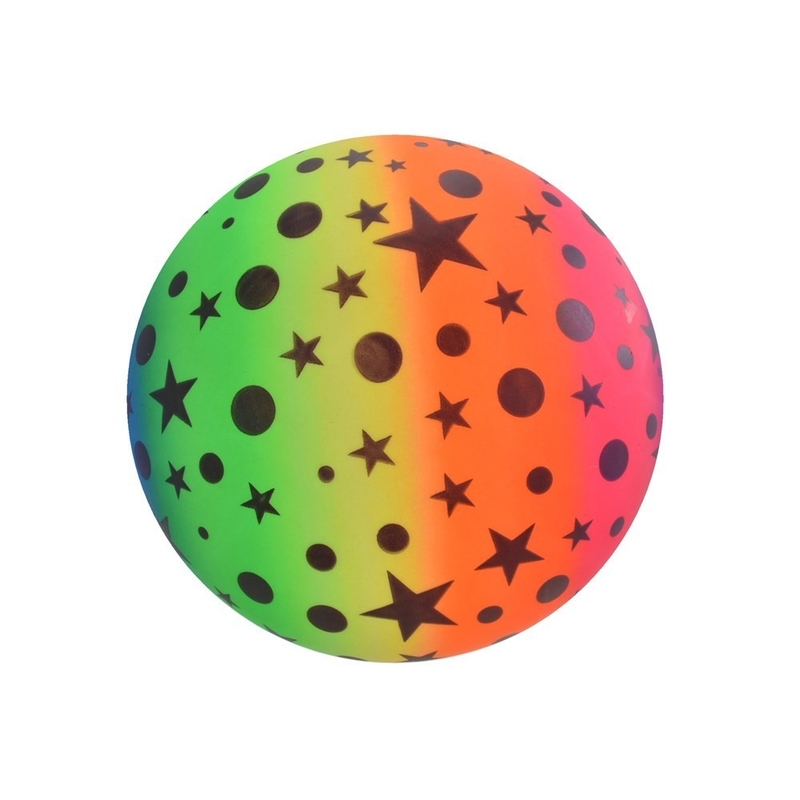 5-7 Años Rango de edad 9&quot; Estrellas Arco Iris Desinfladas Bolas de Luna para el Tiempo de Juego de los Adolescentes