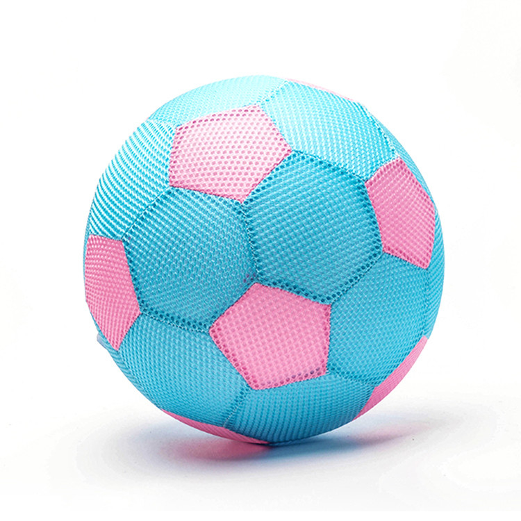 25cm niños Pvc Brillante Tejido Plush Inflatable Cubierto de Tejido Juguete Bola Ideal para Pequeños