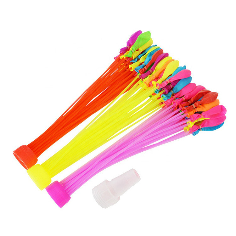 Balones para fiestas tropicales Balones de agua auto-sellados 3 paquetes para edades comprendidas entre 5 y 7 años