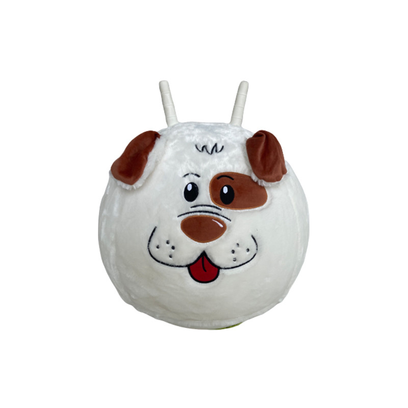 Juego de peluche paseo en una pelota de animales saltando pelota de salto con asas PVC inflable de diámetro 20