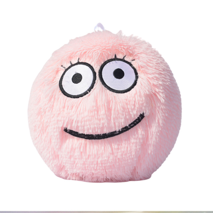Balón de peluche bolas de pelo para muñecas personalizadas juguetes de estrés cubiertos de tela de PVC gigante