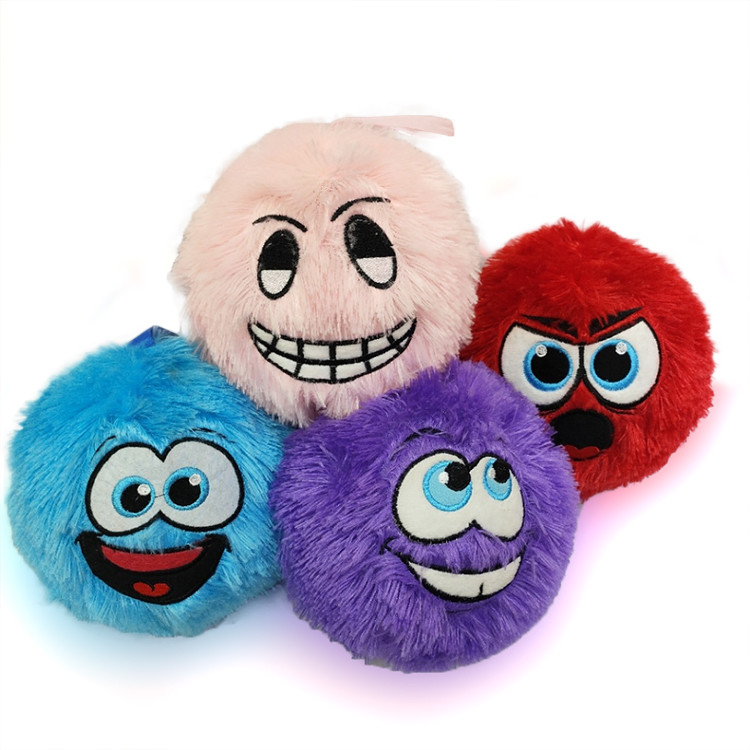 Seguridad unisex Bollos inflables de PVC con peluche de color rojo blando